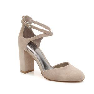 Bleeker & Blonde Lora Gray Suede Pump